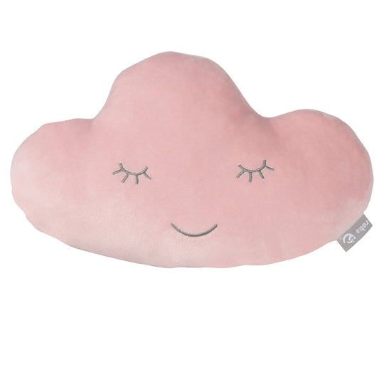 Kuschelkissen Wolke  'roba Style', Rosa/Mauve, flauschiges Dekokissen für Baby- & Kinderzimmer – Freisteller (1/7)