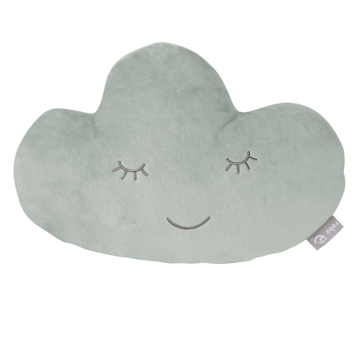 Cuscino coccola nuvola 'roba Style' frosty green, morbido cuscino decorativo per cameretta neonati e bambini – Ritaglio (1/5)
