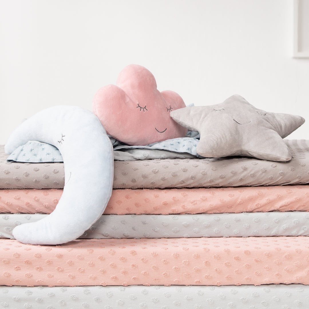 Kuschelkissen Stern 'roba Style', Hellblau/Sky, flauschiges Dekokissen für Baby- & Kinderzimmer – Milieubild (5/8)