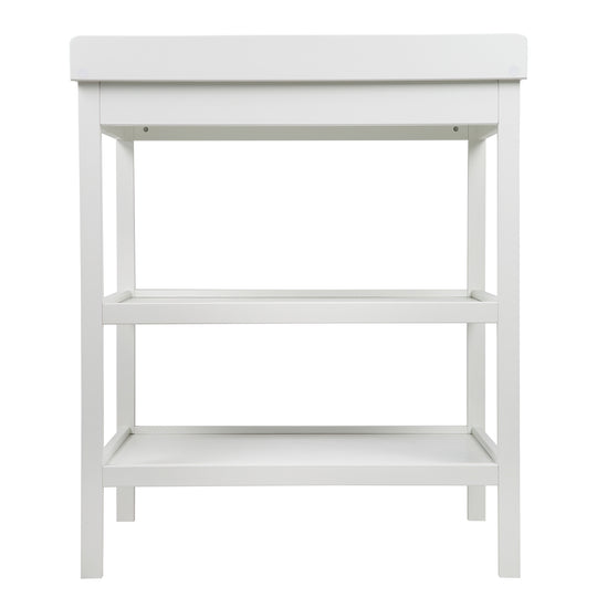Wickelregal, weiß lackiert, inkl. Wickelauflage 'roba style grau', platzsparend, Höhe 93,5cm – Freisteller (3/8)