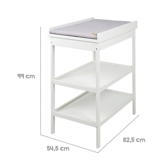 Children's Room Set 'roba Style' incl. Changing Table & Bedside Crib, with Slatted Frame, 60 x 120 cm, White – Infographic (15/20)