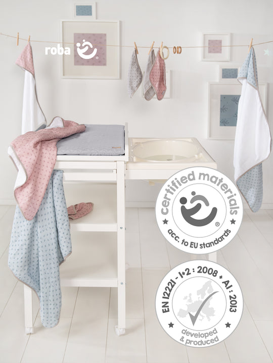 Bade-Wickel-Kombi 'Baby Pool' weiß inkl. Wickelauflage 'roba Style', ausziehbare Wanne – Sonderbild (22/23)