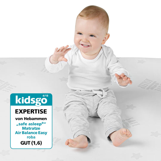 Babybettmatratze 'safe asleep®', AIR BALANCE EASY, 70 x 140 x 9 cm, für optimales Schlafklima – Produktbild (16/16)