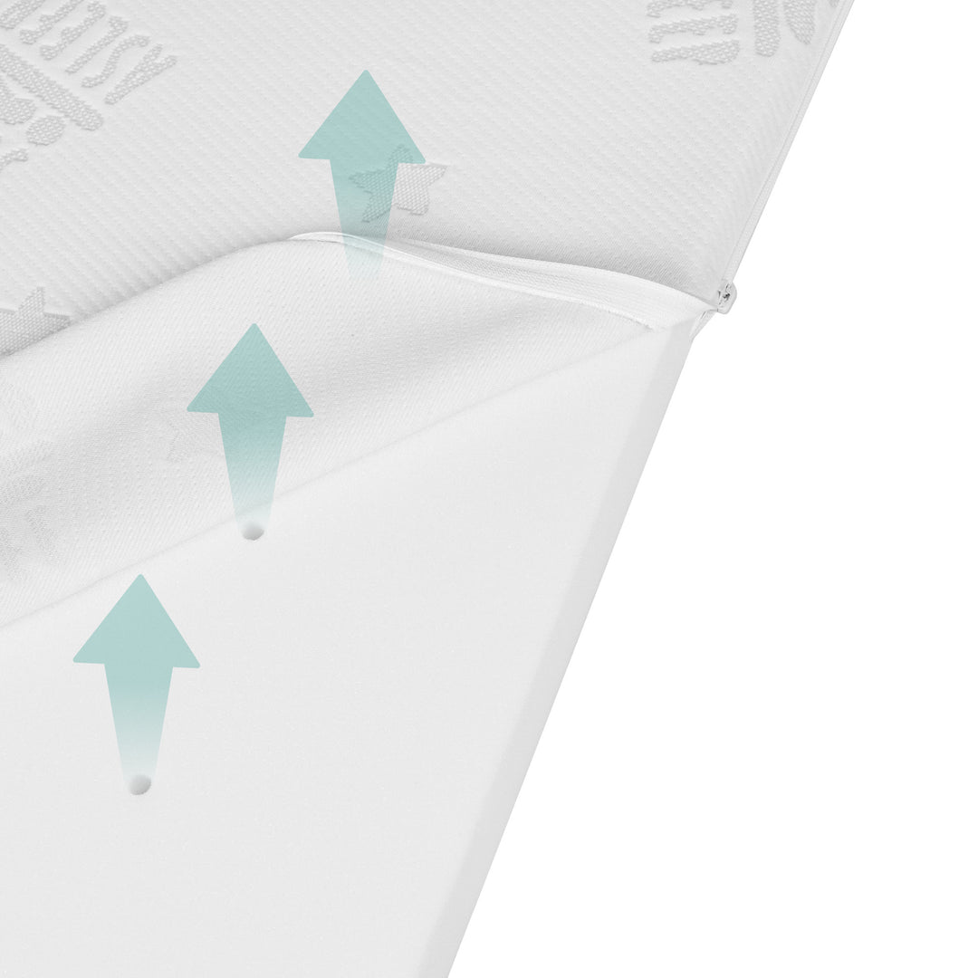 Babybettmatratze 'safe asleep®', AIR BALANCE EASY, 70 x 140 x 9 cm, für optimales Schlafklima – Produktbild (10/16)