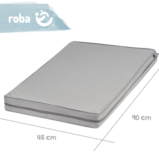 Stubenbettmatratze 'safe asleep®', AIR BALANCE PREMIUMMESH, 45 x 90 x 5,5 cm, optimales Schlafklima – Freisteller (4/10)