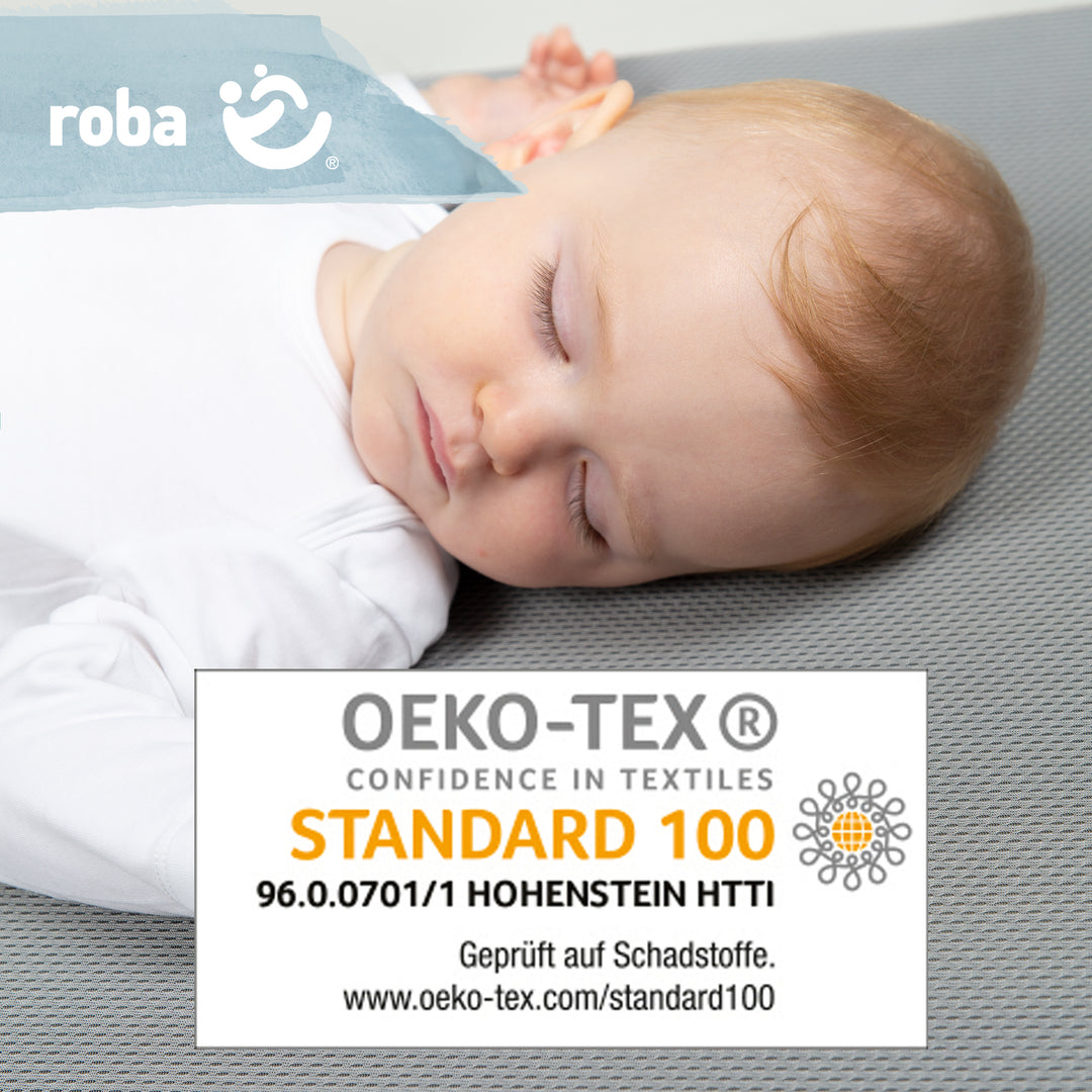 Babybettmatratze 'safe asleep®', AIR BALANCE PREMIUMMESH, 60 x 120 x 9 cm, optimales Schlafklima – Freisteller (5/14)