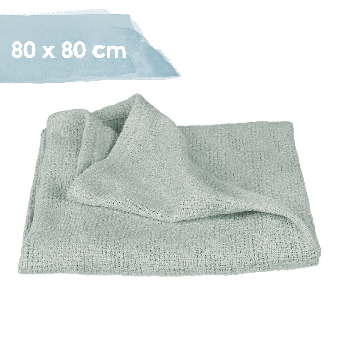 Organic Baby-Geschenkset 'Lil Planet' - BIO-Jersey Schlafen klein - 3-teilig - Frosty green – Infografik (4/4)
