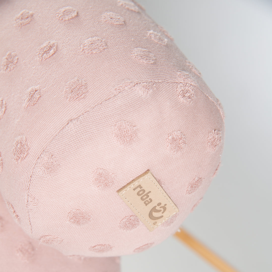 Organic Bettschlange 'Lil Planet' - Bio-Baumwolle - 170 cm lang, Ø 12 cm - Rosa – Infografik (5/6)