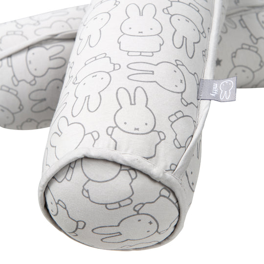 Boudin de lit 'miffy®', comme coussin d'allaitement adapté, en 100 % jersey de coton, longueur 170 cm – Détourage (2/5)