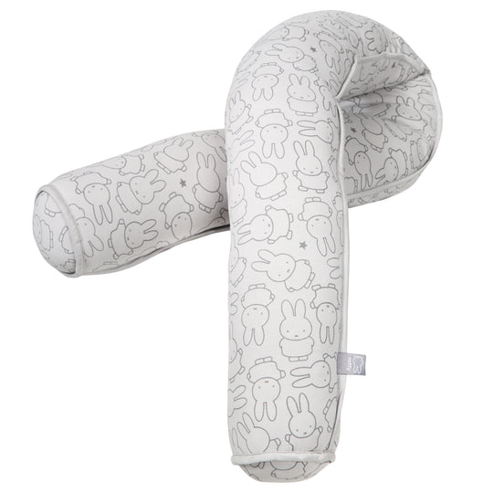 Boudin de lit 'miffy®', comme coussin d'allaitement adapté, en 100 % jersey de coton, longueur 170 cm – Détourage (1/5)