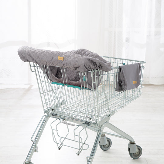 Funda para carrito de compra 'roba Style' para bebés con mochila de transporte - Antracita – Foto ambientada (2/5)