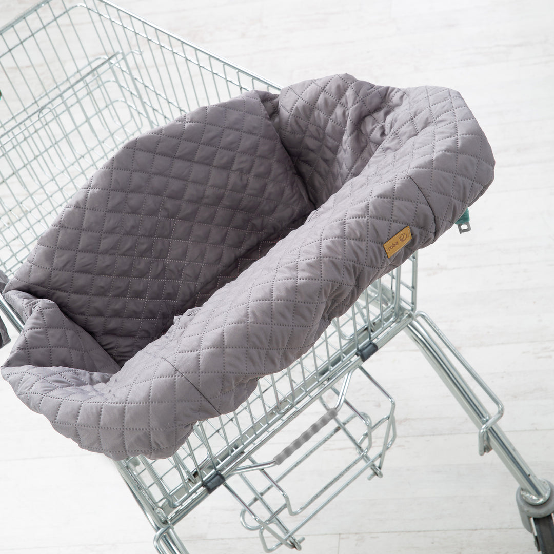 Funda para carrito de compra 'roba Style' para bebés con mochila de transporte - Antracita – Foto ambientada (1/5)
