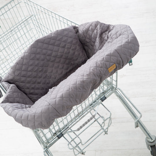Funda para carrito de compra 'roba Style' para bebés con mochila de transporte - Antracita – Foto ambientada (1/5)