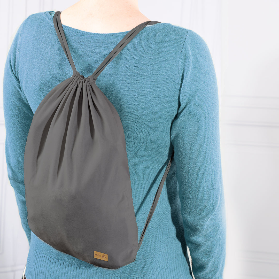 Funda para carrito de compra 'roba Style' para bebés con mochila de transporte - Antracita – Foto ambientada (3/5)