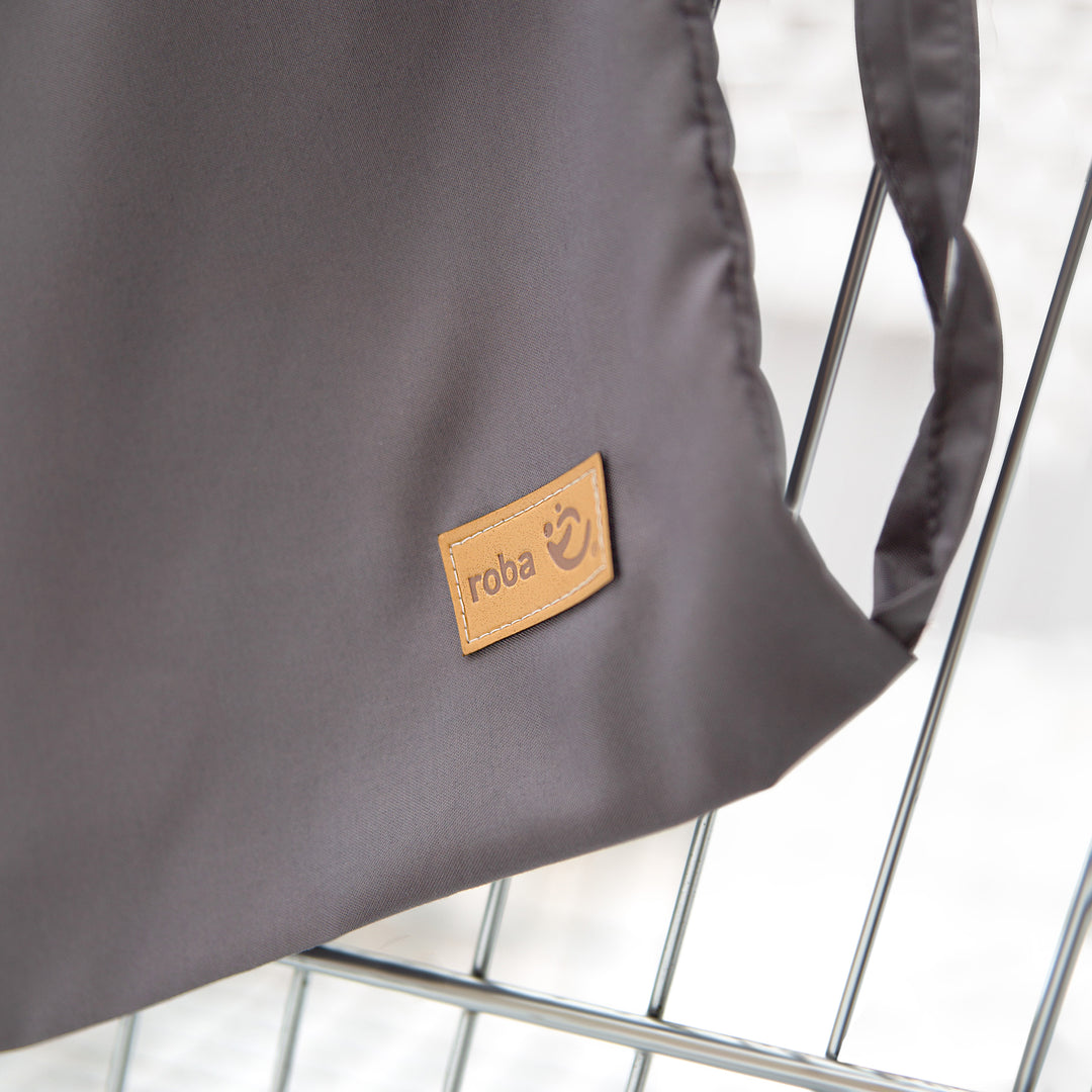 Funda para carrito de compra 'roba Style' para bebés con mochila de transporte - Antracita – Foto de detalle (5/5)
