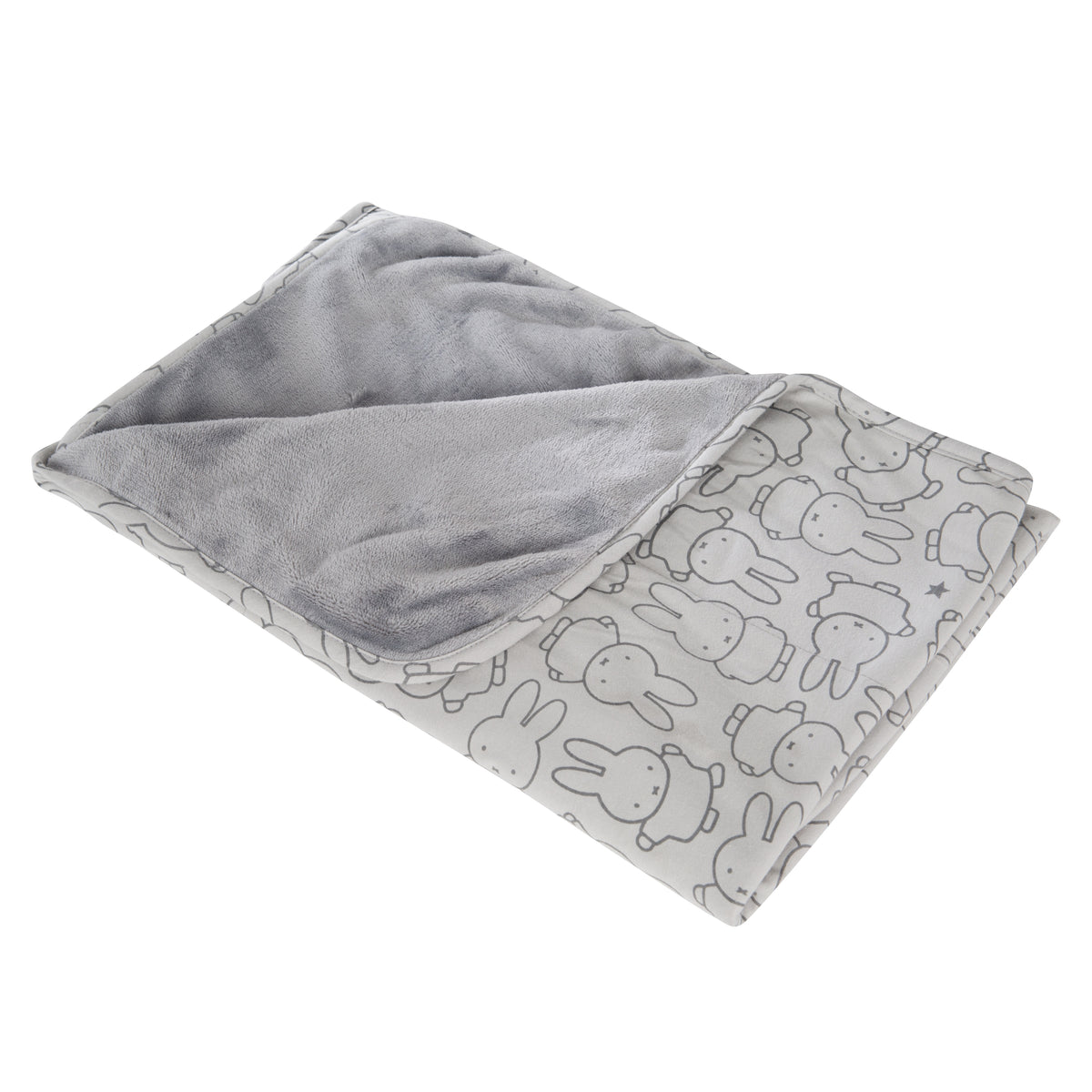 Babydecke 'miffy®', Jerseydecke aus 100 % Baumwolle für Mädchen und Jungen, 80 x 80 cm – Freisteller (1/7)