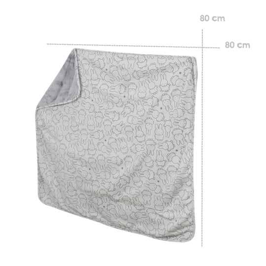 Babydecke 'miffy®', Jerseydecke aus 100 % Baumwolle für Mädchen und Jungen, 80 x 80 cm – Infografik (5/7)
