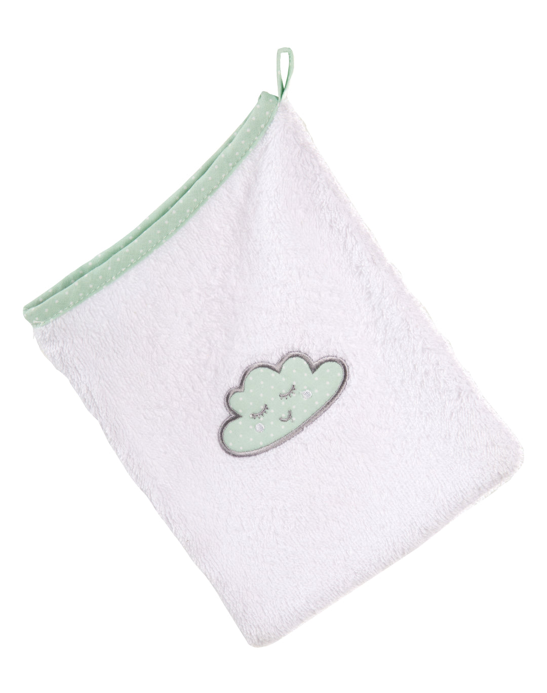 Asciugamano set 'Happy Cloud', 3pezzi, spugna, asciugamano con cappuccio, asciugamano 30 x 30 cm, guanto di spugna – Foto del prodotto (3/4)