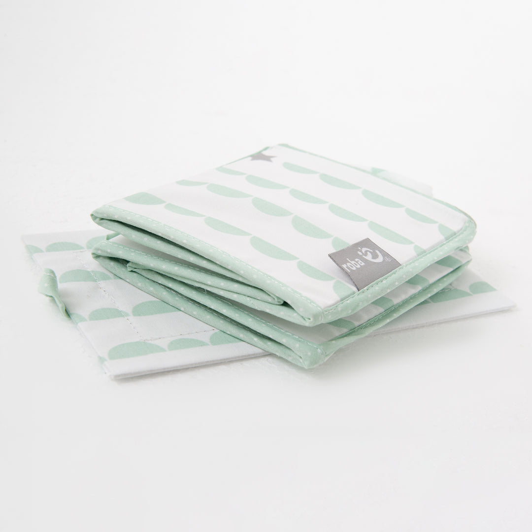 Set organizer per la cura 'Happy Cloud', 3pezzi, 2 scatole per pannolini & accessori, 1 scatola per salviette, menta – Ritaglio (3/8)