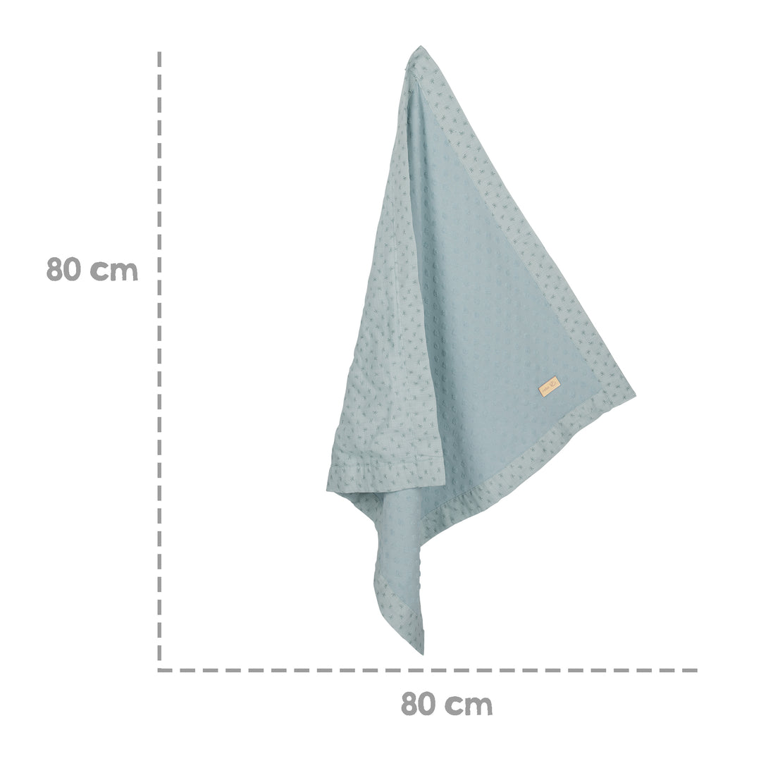 Organic Blanket 'Lil Planet', Terry Dots, Organic Cotton, GOTS Certified, 80 x 80 cm – Infographic (5/10)
