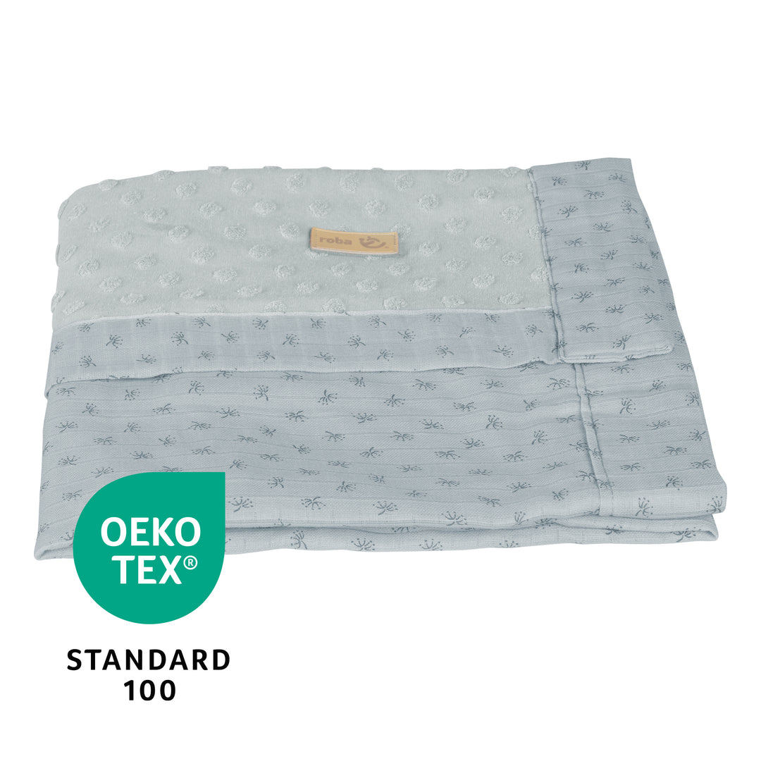 Organic Blanket 'Lil Planet', Terry Dots, Organic Cotton, GOTS Certified, 80 x 80 cm – Infographic (6/10)