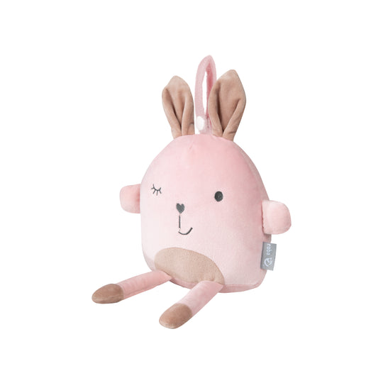 Anhänger-Toy Serie 'Lil Cuties' für Babys, Kuscheltier 'Lily' für Mädchen & Jungen, Rosa/Mauve – Freisteller (1/4)