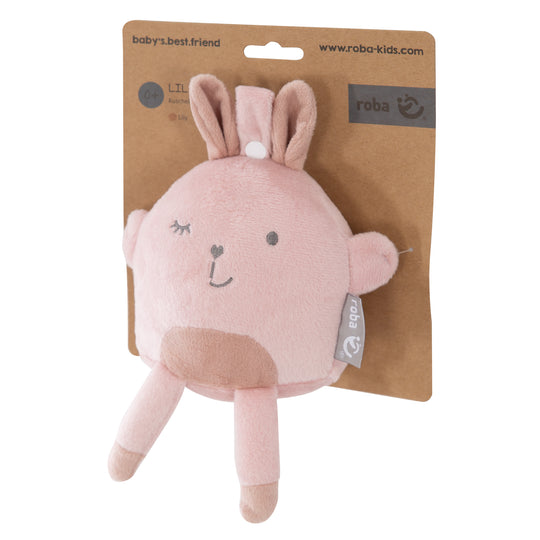 Anhänger-Toy Serie 'Lil Cuties' für Babys, Kuscheltier 'Lily' für Mädchen & Jungen, Rosa/Mauve – Freisteller (4/4)