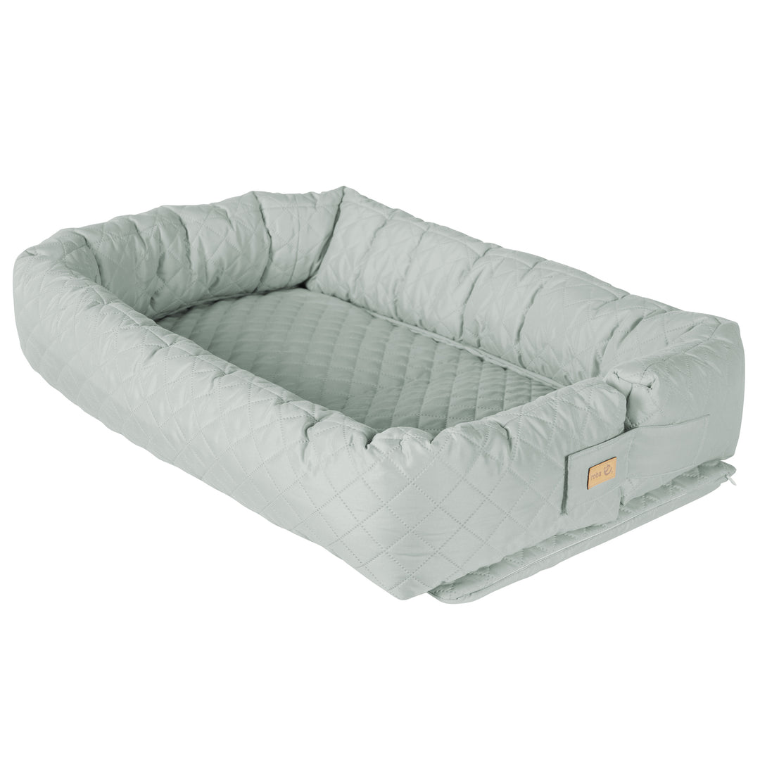 Babylounge 3 in 1 'roba Style' frosty green - Reisebett, Bettschlange oder Wickelauflage – Freisteller (1/7)