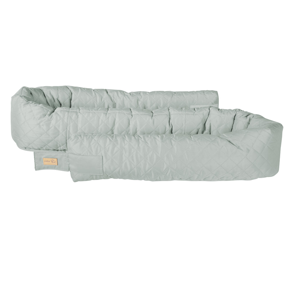 Babylounge 3 in 1 'roba Style' frosty green - Reisebett, Bettschlange oder Wickelauflage – Freisteller (2/7)