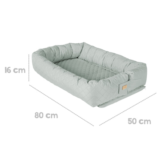 Babylounge 3 in 1 'roba Style' frosty green - Reisebett, Bettschlange oder Wickelauflage – Infografik (3/7)