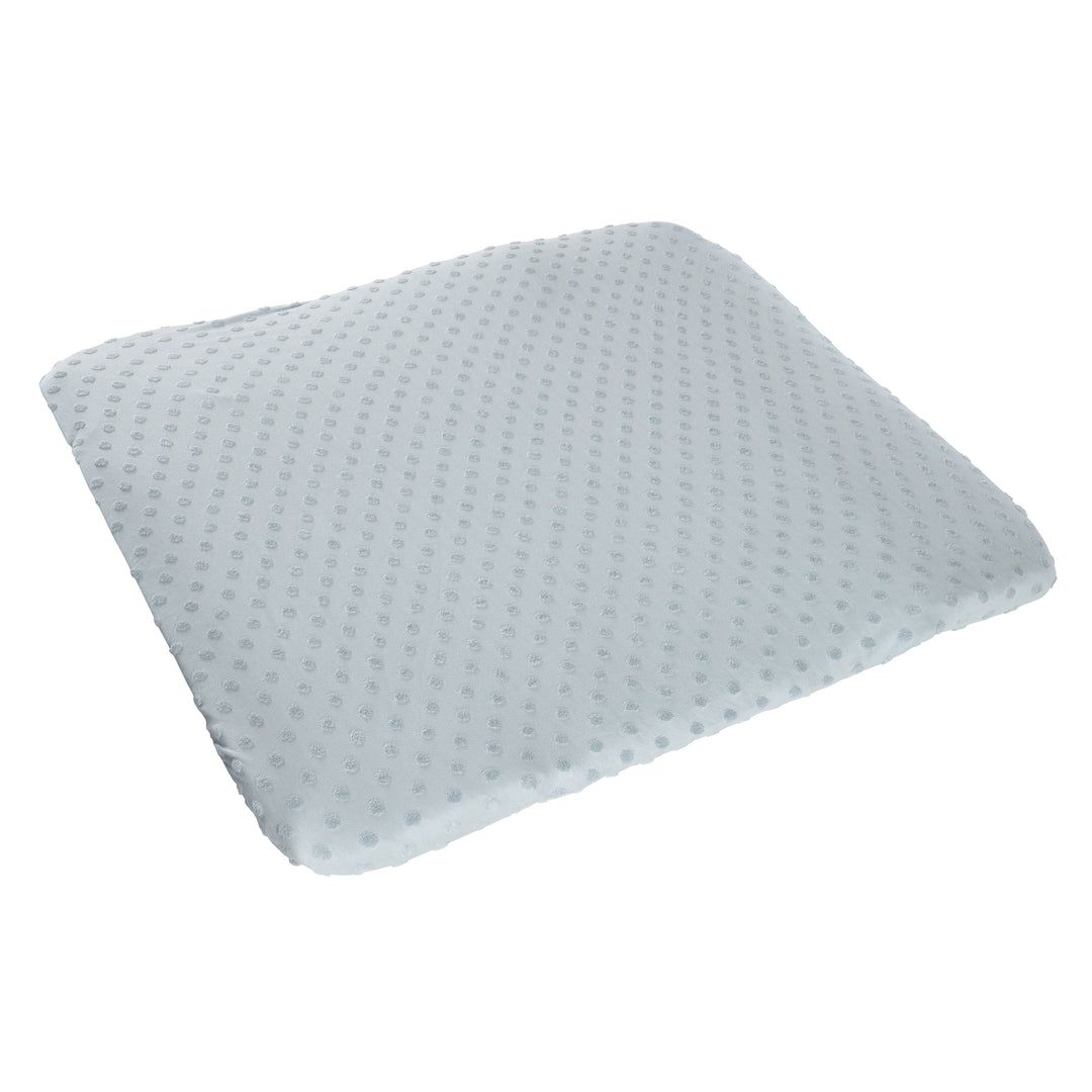 Organic Fitted Cover for Changing Pads 'Lil Planet' Made of Organic Jersey - GOTS - 85 x 75 cm - Light Blue – Cutout (15/16)