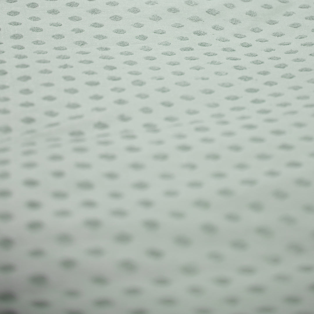 Organic Fitted Cover for Changing Pads 'Lil Planet' Made of Organic Jersey - GOTS - 85 x 75 cm - Frosty Green – Detail Image (8/16)