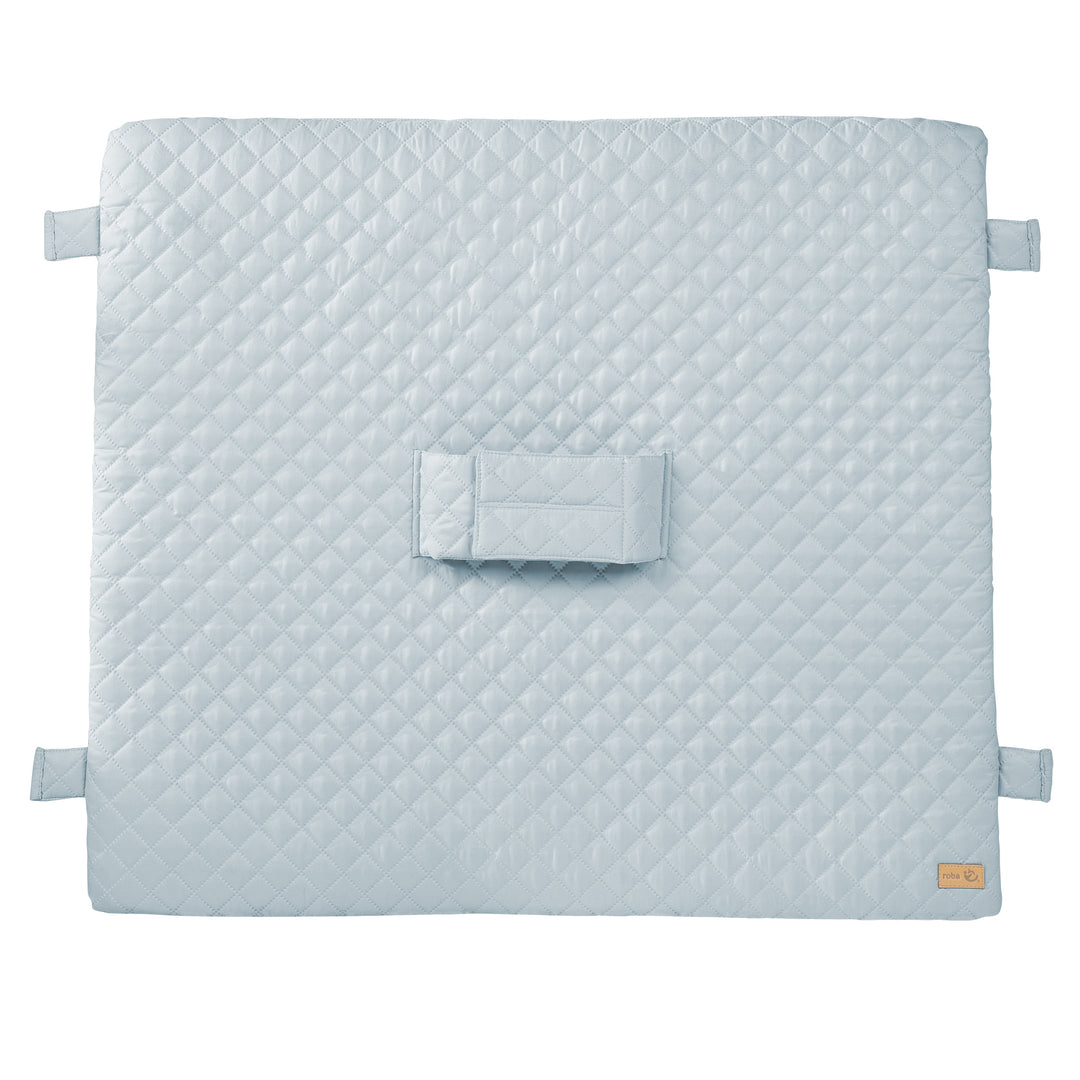Materassino fasciatoio 'roba Style' con cintura di sicurezza & linguette, 85 x 75 cm, azzurro/celeste – Ritaglio (1/7)