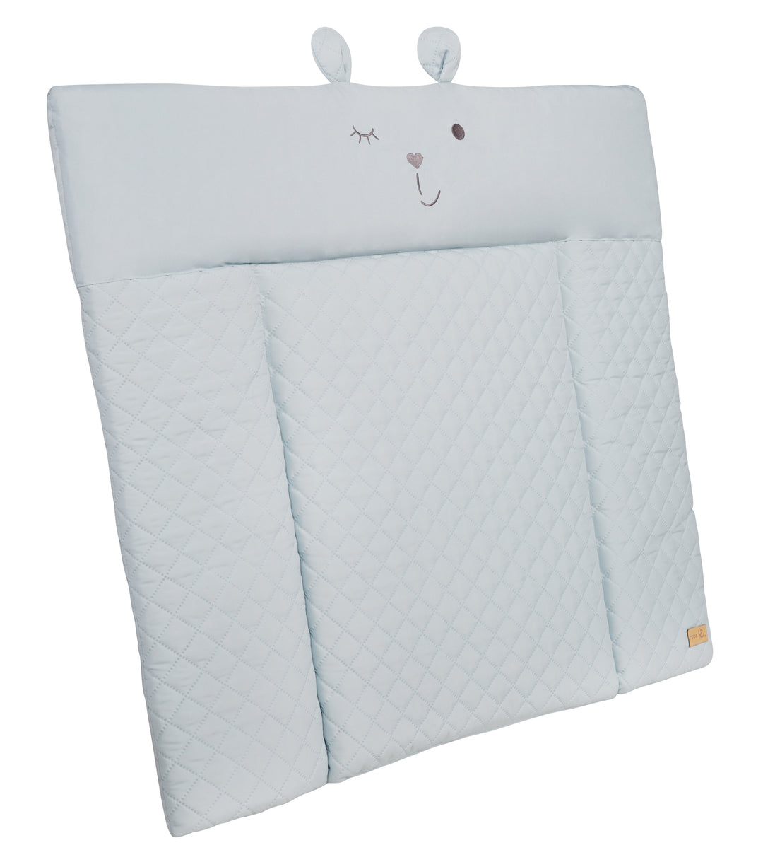 Wickelauflage soft 'roba Style',  85 x 75 cm, abwischbar, mit Bärengesicht 'Benny' – Freisteller (6/7)