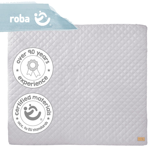 Matelas à langer soft 'roba Style', 85 x 75 cm, essuyable, gris argenté – Infographie (5/7)
