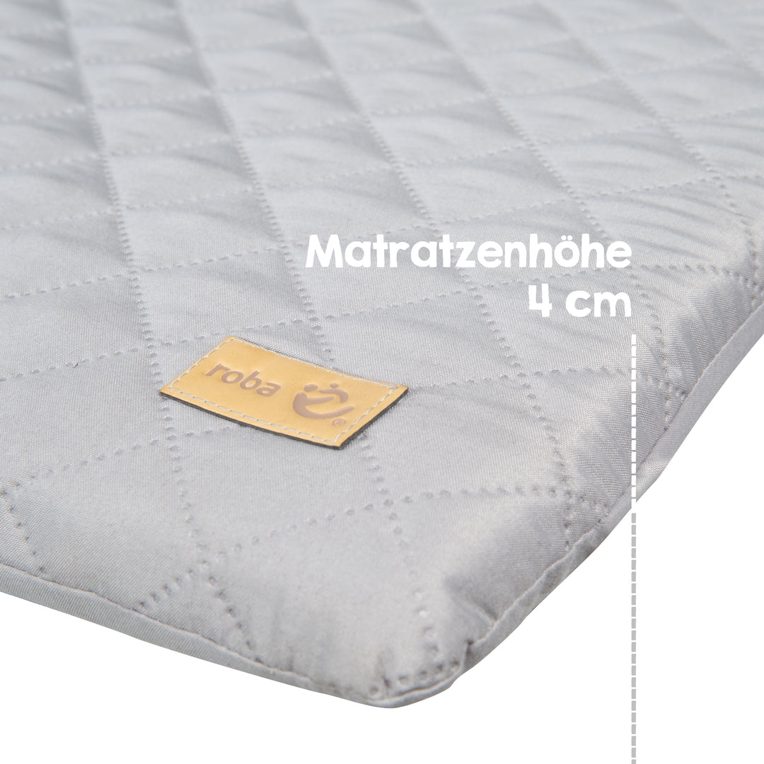 Matelas à langer soft 'roba Style', 85 x 75 cm, essuyable, gris argenté – Infographie (7/7)
