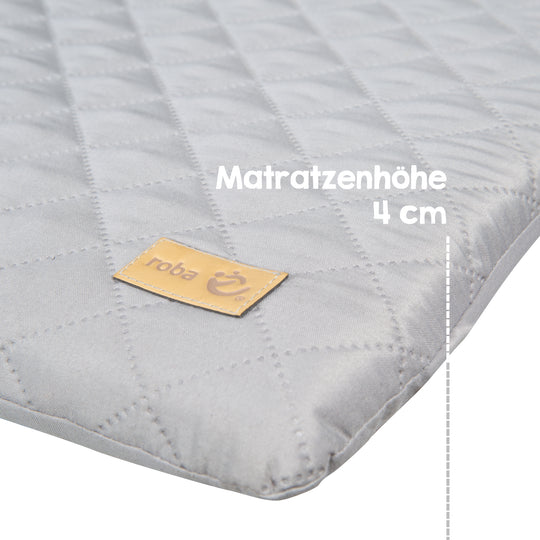 Matelas à langer soft 'roba Style', 85 x 75 cm, essuyable, gris argenté – Infographie (7/7)