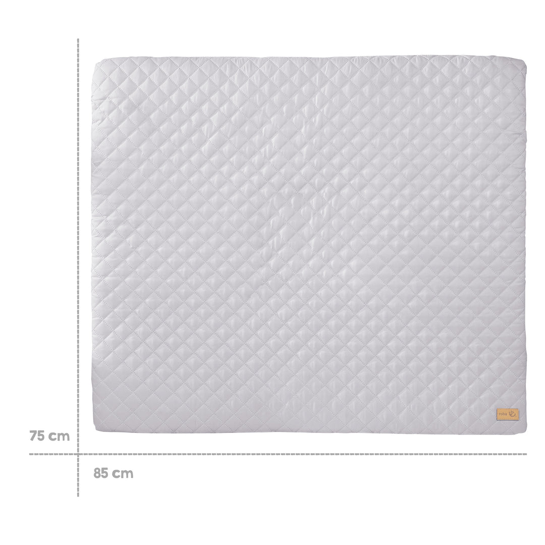 Matelas à langer soft 'roba Style', 85 x 75 cm, essuyable, gris argenté – Infographie (3/7)