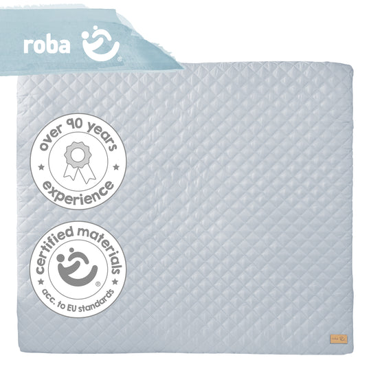 Wickelauflage soft 'roba Style', 85 x 75 cm, abwischbar, hellblau/sky – Infografik (6/7)