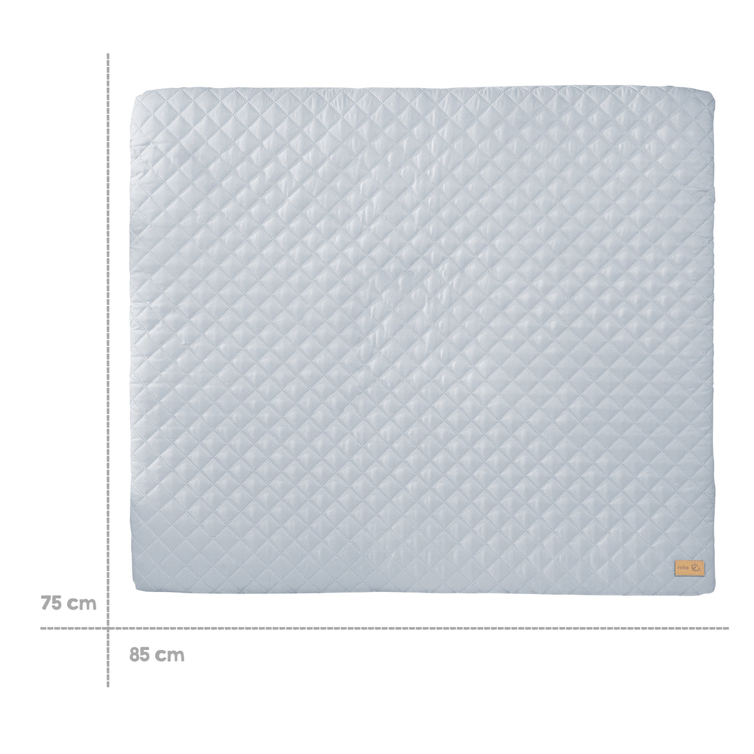 Wickelauflage soft 'roba Style', 85 x 75 cm, abwischbar, hellblau/sky – Infografik (5/7)