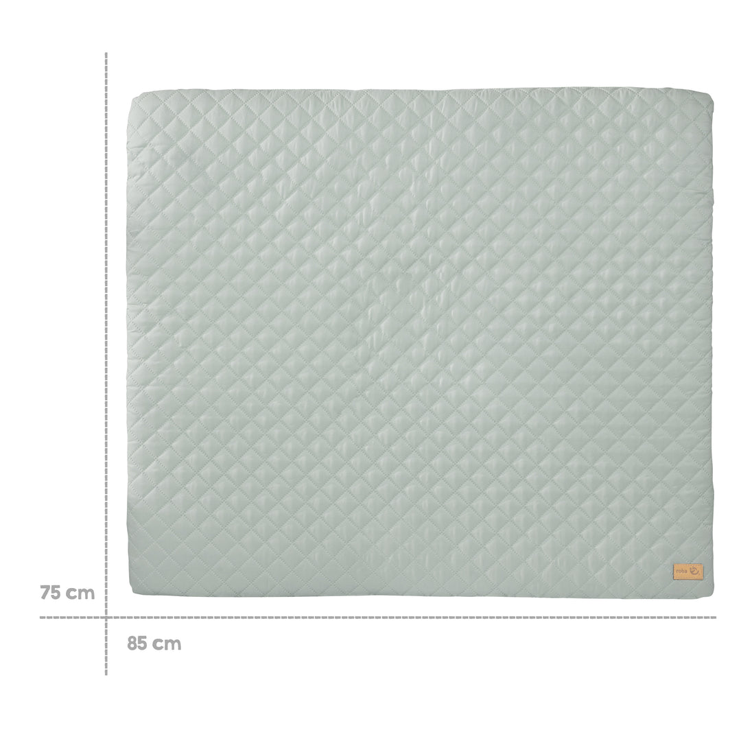 Wickelauflage soft 'roba Style' 85x75 cm, abwischbar, frosty green – Infografik (7/7)