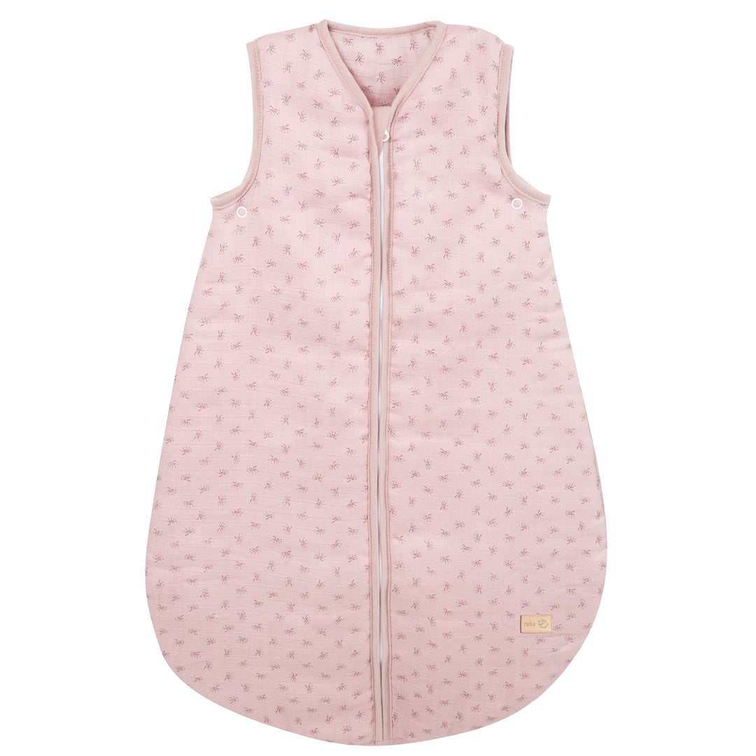 Organic Schlafsack 'Lil Planet' - 70 - 110 cm - Bio-Musselin (GOTS) - Rosa / Mauve – Freisteller (1/8)
