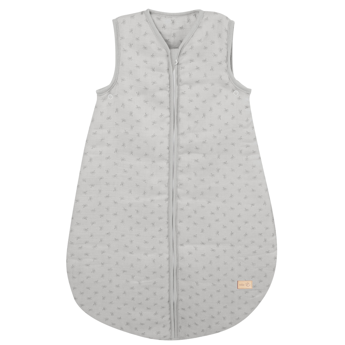 Organic Schlafsack 'Lil Planet' - 70 - 110 cm - Bio-Musselin (GOTS) - Silbergrau – Freisteller (1/8)