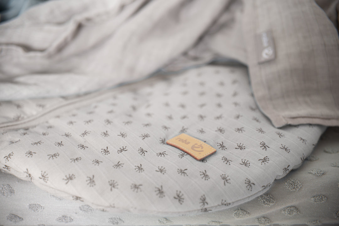 Organic Schlafsack 'Lil Planet' - 70 - 110 cm - Bio-Musselin (GOTS) - Silbergrau – Sonderbild (8/8)