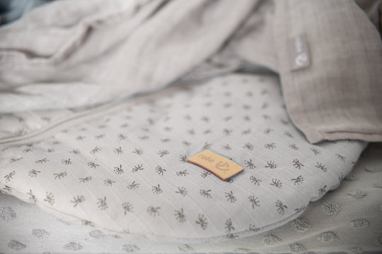 Organic Schlafsack 'Lil Planet' - 70 - 110 cm - Bio-Musselin (GOTS) - Silbergrau – Sonderbild (8/8)