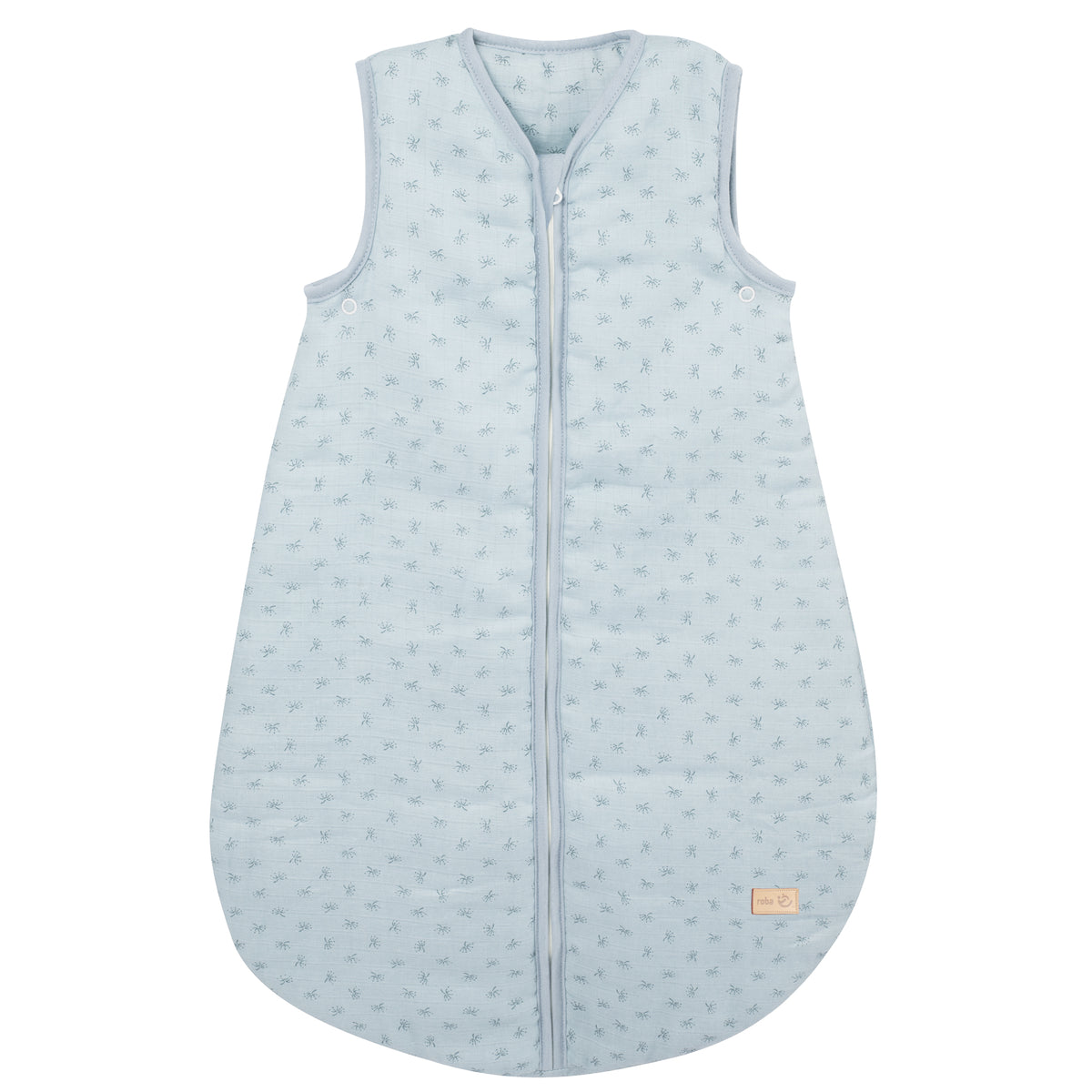 Organic Schlafsack 'Lil Planet' - 70 - 110 cm - Bio-Musselin (GOTS) - Hellblau – Freisteller (1/6)