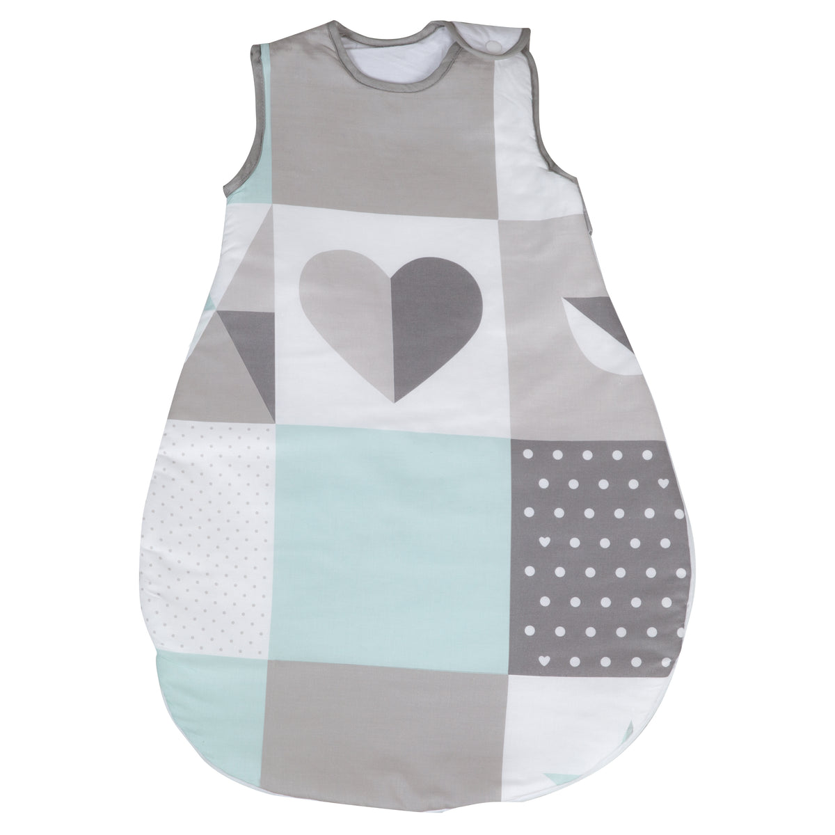 Saco de dormir 'Happy Parche', 70 - 90 cm, Todo el año, transpirable algodón, unisex – Recorte (1/1)