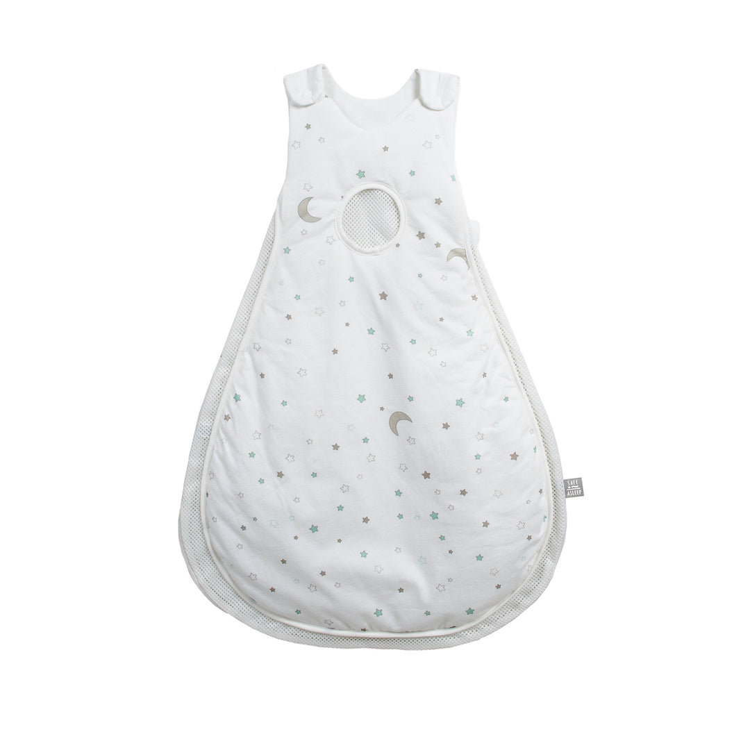 'safe asleep®' Schlafsack Air, Design 'Sternenzauber', aus Baumwoll-Jersey – Freisteller (2/2)