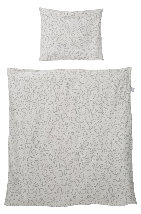 Wiegenbettwäsh 'miffy®', en 100% jersey de coton, 80 x 80 cm, pour lit bébé & berceau – Détourage (1/3)