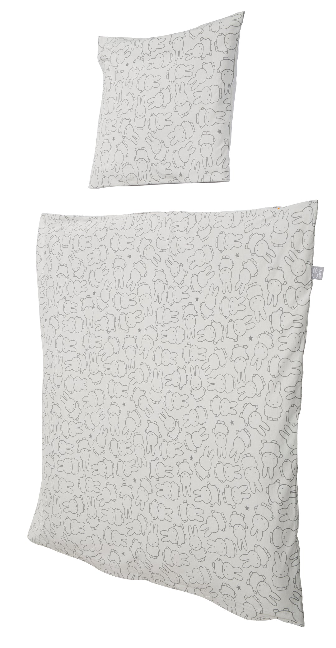 Wiegenbettwäsh 'miffy®', en 100% jersey de coton, 80 x 80 cm, pour lit bébé & berceau – Détourage (3/3)